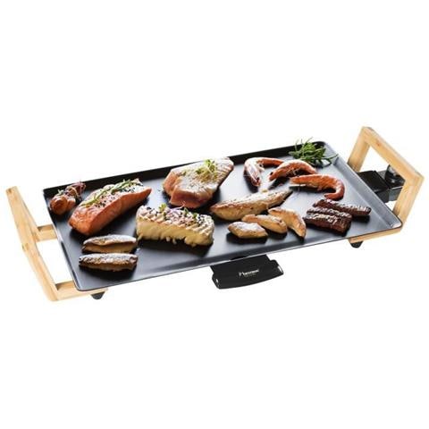 Teglia Da Forno Plancha / Teppanyaki - Manici In Bambù - 1800 W. - Foto 1