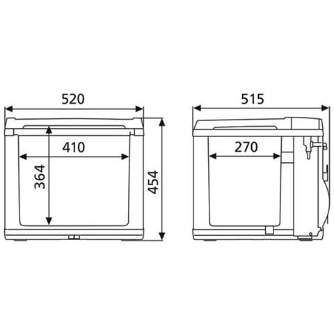 Frigo Congelatore Portatile Ck 40D Ibrida con Capacità Lorda /Netta 40/38 Litri Colore Nero - Foto 3