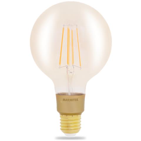 Marmiteck Glow Li Lampadina Intelligente 6w Trasparente Wifi Giallo - Foto 1