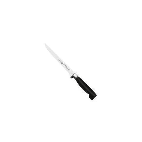 Coltello per Filettare in Acciaio Lunghezza 18 cm Colore Nero e Argento - Linea Four Star - Foto 3