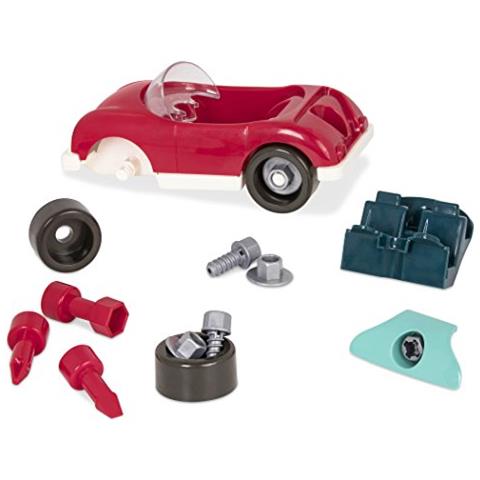 Giocattoli Da Costruzione Per Bambini - Kit Veicolo Giocattolo Per Lo Sviluppo - Set Da Costruzione Per Auto Sportiva - Cacciavite E Strumenti - 3 Anni + - Roadster Smontabile - Foto 3