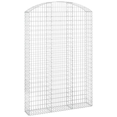 Cesto Gabbione Ad Arco 150x30x220/240 Cm Ferro Zincato - Foto 1