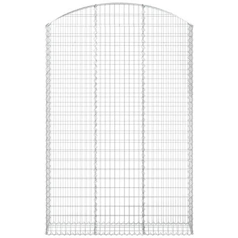 Cesto Gabbione Ad Arco 150x30x220/240 Cm Ferro Zincato - Foto 2