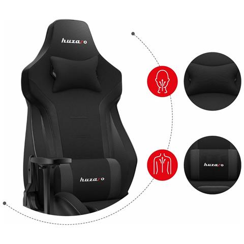 Sedia Gaming Hz-force 7.6 Black Nero - Foto 2