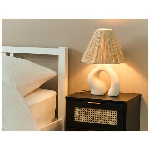 Lampada Da Tavolo Barbas Ceramica Naturale - Foto 1