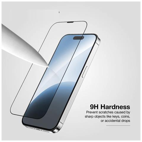 Full Cover 2.5d Glass For Apple Iphone 12 Pro Max Anti-static / Japan Glue Black - Foto 2