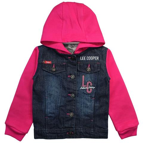 Veste À con capuccio Kids vestes lc11456 fushia-4a Ragazza - Foto 1