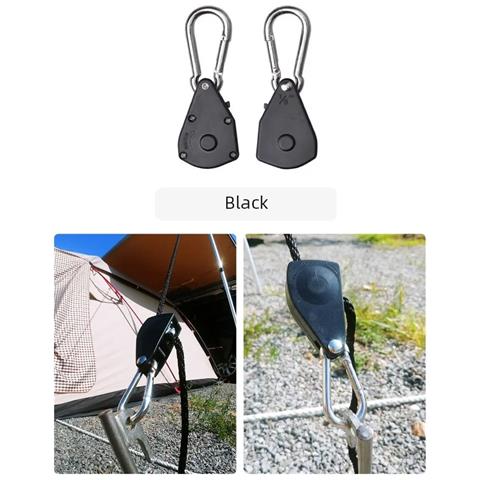 Gancio Per Corda Regolabile Da 1/4 Di Pollice In Confezione Da 2  S - Foto 5