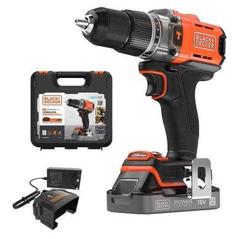 Trapano percussione Black & Decker BCD383D1XK-QW POWER CONNECT - Foto 1