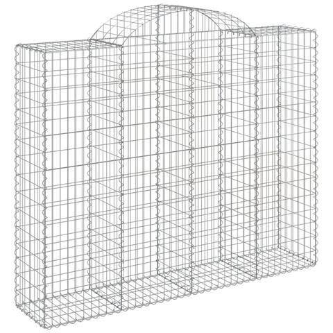 Cesti Gabbioni Ad Arco 18 Pz 200x50x160/180 Cm Ferro Zincato - Foto 3