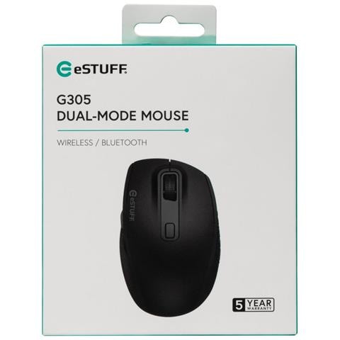 eSTUFF GLB214002 mouse Ufficio Mano destra RF senza fili + Bluetooth IR LED 1800 DPI - Foto 5
