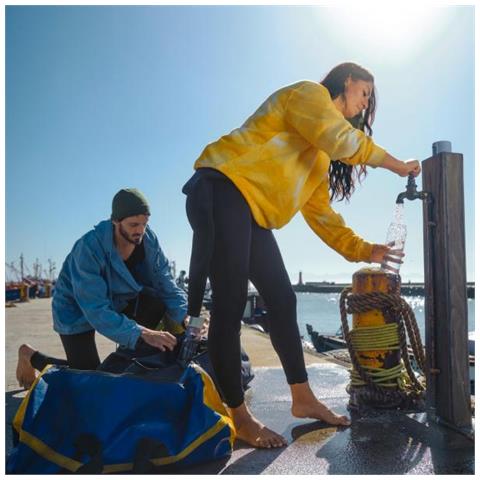 1052261 Filtraggio Acqua Bottiglia Per Filtrare L'acqua 0,6 L Albicocca - Foto 2