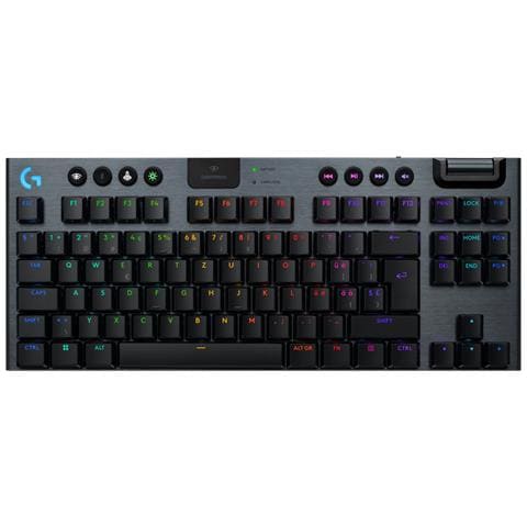 G915 X LIGHTSPEED tastiera Gaming USB + RF Wireless + Bluetooth QWERTZ Svizzere Nero - Foto 1