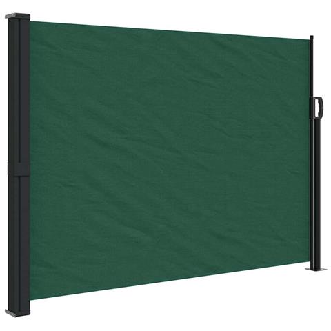 Tenda da Sole Laterale Retrattile Verde Scuro 140x600 cm - Foto 1