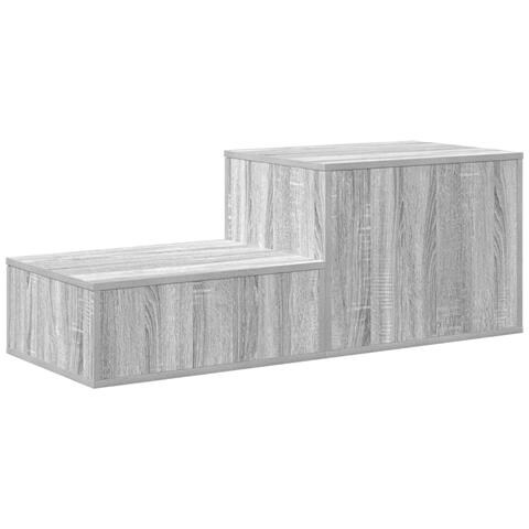 Armadio da stoccaggio  Grigio Sonoma 118x41x40 cm in legno ingegnerizzato - Foto 9