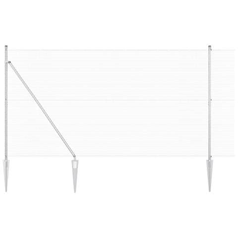 Recinzione in rete saldata con 13 posti a spillo 1.5x50 m Acciaio galvanizzato - Foto 1