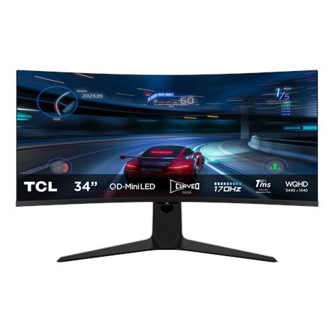 R83 34R83Q Monitor PC 94 cm (37") 3440 x 1440 Pixel LED Nero, Bianco - Foto 1