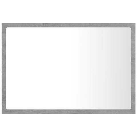 Specchio Da Bagno A Led Grigio 60x8,5x37 Cm In Acrilico - Foto 2