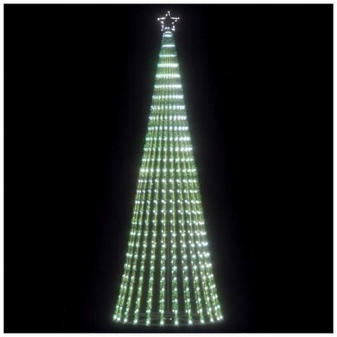 Albero di Natale a LED 475 LED Bianco Freddo 247 cm - Foto 2