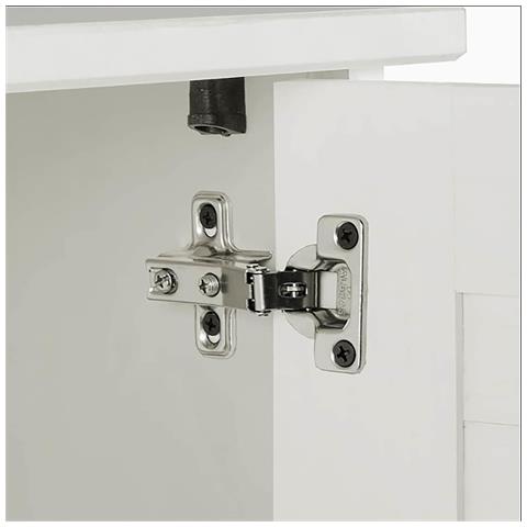 Armadio per Lavatrice con porta VIGO Bianco 72.5 x 27 x 161 cm - Foto 9