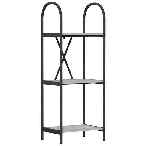 Libreria Grigio sonoma 40 x 30 x 109 cm Legno multistrato - Foto 1