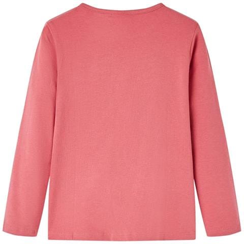 Maglietta da Bambina a Maniche Lunghe Rosa Antico 116 - Foto 2