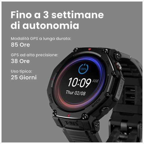 T-Rex 3 Pro 3,81 cm (1.5") AMOLED 48 mm Digitale 480 x 480 Pixel Touch screen Oro Wi-Fi GPS (satellitare) - Foto 2