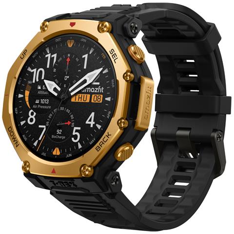 T-Rex 3 Pro 3,81 cm (1.5") AMOLED 48 mm Digitale 480 x 480 Pixel Touch screen Oro Wi-Fi GPS (satellitare) - Foto 1