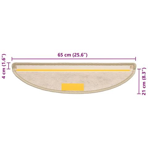 Tappeti Adesivi Scale Aspetto Sisal 30pz 65x21x4cm Verde Chiaro - Foto 8