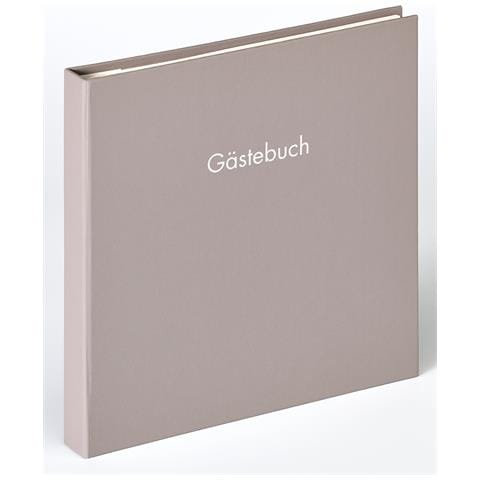 Libro Degli Ospiti Fun, Grigio, 26x25 Cm - Foto 1