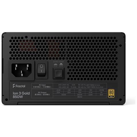 Ion 3 Gold 850W alimentatore per computer 24-pin ATX ATX Nero - Foto 2