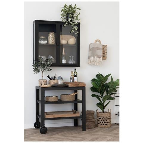 Vassoio In Teak Naturale Faro — 58x38 Cm Con Manici Integrati - Foto 5