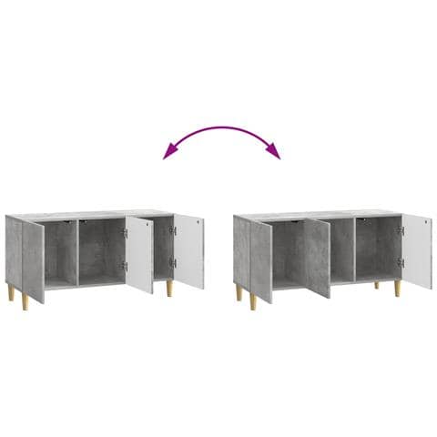 Mobile TV Grigio Cemento 99 x 34,5 x 50 cm Legno ingegnerizzato - Foto 9