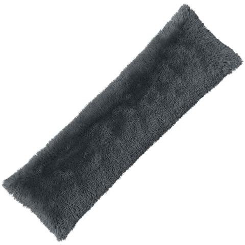 Cuscino con cuscino HEERLEN Antracite 40 x 145 cm Fleece PV - Foto 1