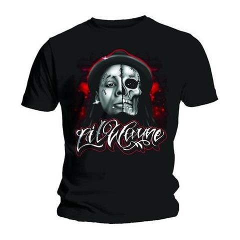 Lil Wayne - Skull Sketch (T-Shirt Unisex Tg. XL) - Foto 1