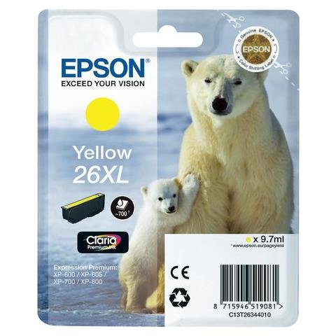 Claria Premium Ink Yellow 26xl Rf / Am Tags - Foto 2