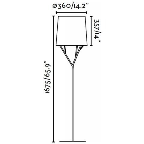 Faro 29868 - Tree Lampada Da Salone Nera - Foto 2