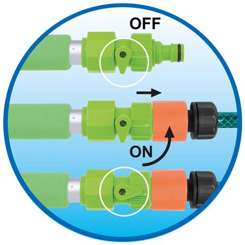 Spazzola Ciniglia Per Lavaggio Auto Telescopica 1,65 M 150650 - Foto 2