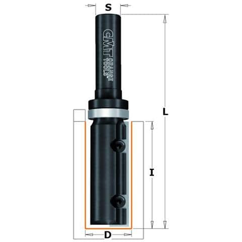 Fresa X Rifilare C/colt. Z1 S=12 D=19x49.5x100 Dx 652.690.11b - Foto 1