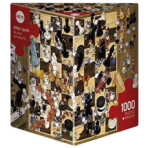 8793 - Bianco O Nero, Puzzle 1000 Pezzi, Multicolore - Foto 2
