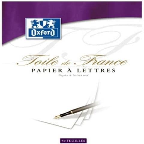 Personalità A Lettere Toile De France-blocco Di Carta Da Lettere, Formato A4, Colore: Bianco - Foto 1