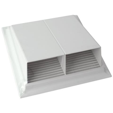 First cappetta griglia antivento bianca da 24x24cm per fori di ventilazione - Foto 2