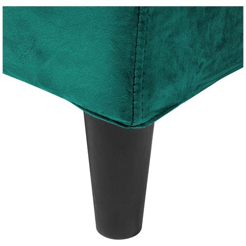 Fodera In Velluto Verde Scuro Per Il Letto 160 X 200 Cm Fitou - Foto 14