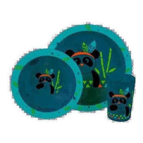 Fun House 005672 Indiano Panda Set Composto Da Pasto Microonde 1 Pentola 1 1 E Ciotola Bicchiere Per Bambini - Foto 5