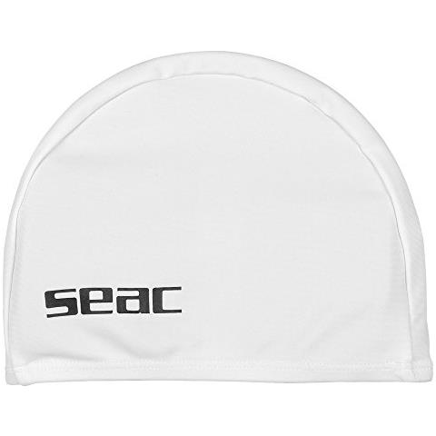 Lycra Cuffia In Tessuto Per Nuoto A Piscina Adulto Unisex, Bianco Taglia Unica - Foto 1