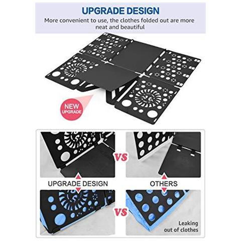 T Copre La Maglietta Cartella Maglietta Piegano Bordo Flip Fold Lavanderia Organizer - Foto 2