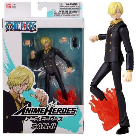 Anime Heroes - One Piece - Figura Di 17 Cm Di Eroi Degli Anime - Sanji - Foto 1