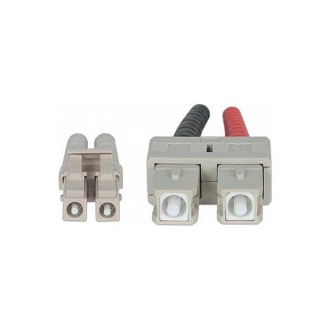 10m, LC / SC, LC, SC, Maschio / maschio, OM3, Nero, Grigio, Rosso, Turchese, Multi-mode - Foto 1