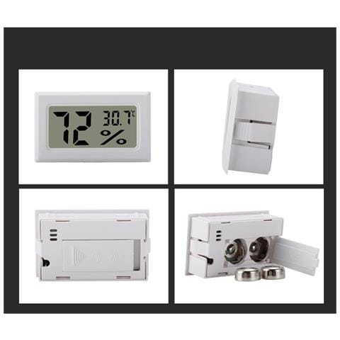 Mini Igrometro / Termometro Lcd Bianco 1 Confezione - Foto 10