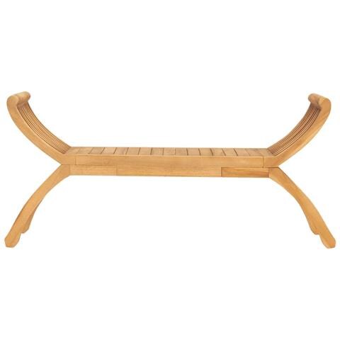 Panchina da Giardino 126 cm in Legno Massello di Teak - Foto 2